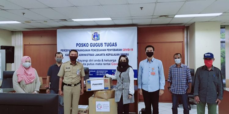 Peduli Tenaga Medis Pemkab Kep.Seribu, Panorama Foundation & JTF Sumbang APD