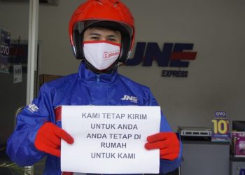 Apresiasi Kurir JNE, Prudential & Tokopedia Berikan Perlindungan Kecelakaan dan COVID-19