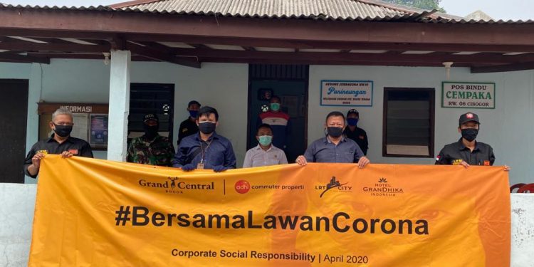 Adhi Commuter Properti CSR 750 Sembako, Bersama Lawan Corona