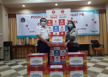 Lotte Group Peduli Tim Penanganan Covid 19 Provinsi DKI Jakarta