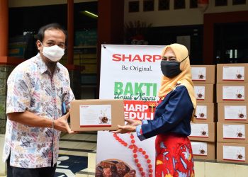 Bantu Warga Terdampak Covid-19, Sharp Indonesia Donasi 500 Sembako