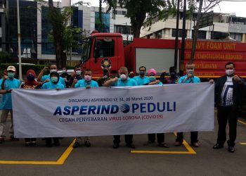 Rayakan HUT Ke-34, Asperindo Gelar Aksi Nyata Cegah Virus Corona