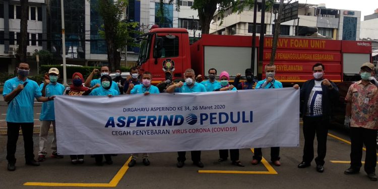 Rayakan HUT Ke-34, Asperindo Gelar Aksi Nyata Cegah Virus Corona