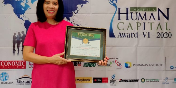 Bank Maspion Bersinar di IHCA 2020 dengan Best HC for Bank Company
