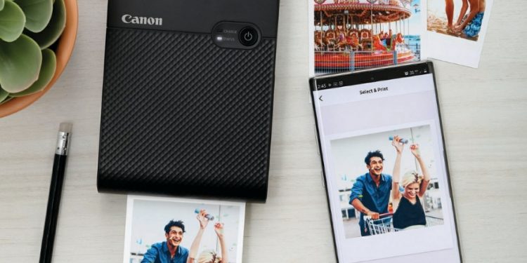 Canon SELPHY SQUARE Mencetak Foto Dari Ponsel