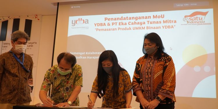 YDBA Gandeng PT Eka Cahaya Tunas Mitra, Dorong UMKM Berjaya Di Pasar Online