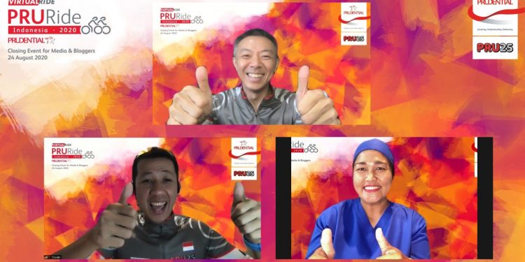 PRURide Indonesia 2020 Virtual Ride Sukses Digelar