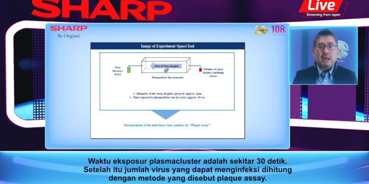 Teknologi Plasmacluster Sharp Terbukti Efektif Turunkan Risiko Penularan Covid-19