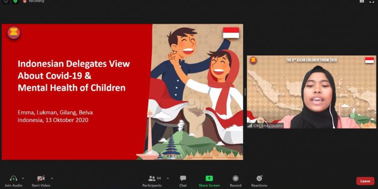 Forum Anak ASEAN : Lingkungan Keluarga Suportif, Dukung Kesehatan Mental Anak