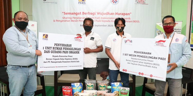 Inilah Kolaborasi YDBA dan PAMA Apresiasi Komunitas Petani Padi BOSS