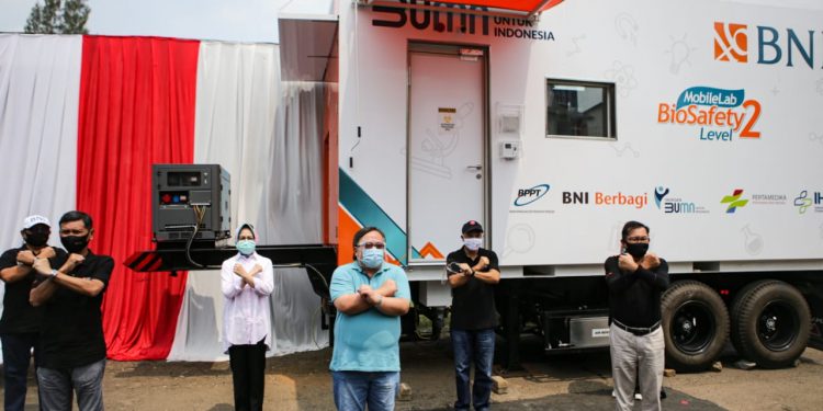 Percepat Penanganan Covid-19, BNI Persembahkan Mobile Laboratory