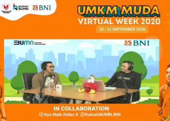 UMKM MUDA Virtual Week, BNI Perkenalkan Rumah BUMN Untuk Milenial