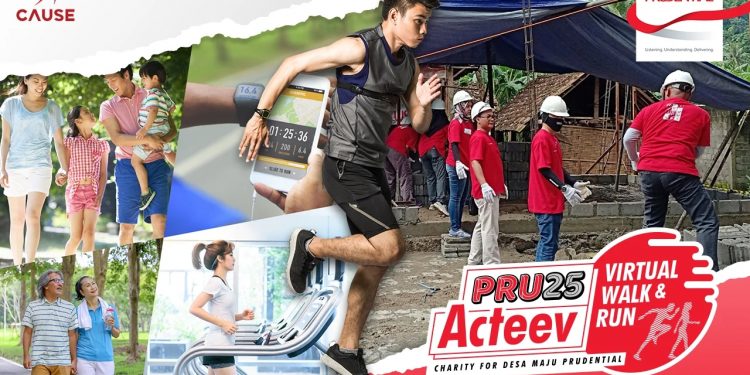 Semarak PRU25 Acteev Virtual Walk & Run Charity for Desa Maju Prudential