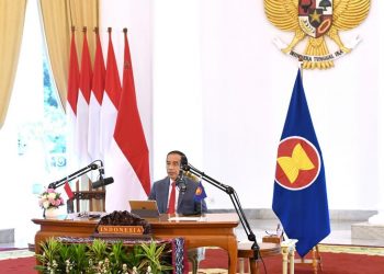 Presiden Jokowi Hadiri KTT ASEAN Via Virtual