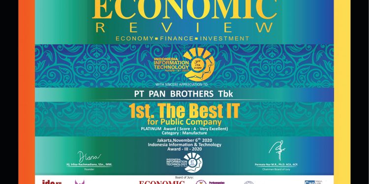 Juara IITA-III-2020 Pan Brothers Berbenah Terapkan Digitalisasi