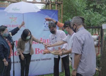 Multi Bintang Indonesia Resmikan Instalasi Waste Trap, Tangani Limbah Cisadane