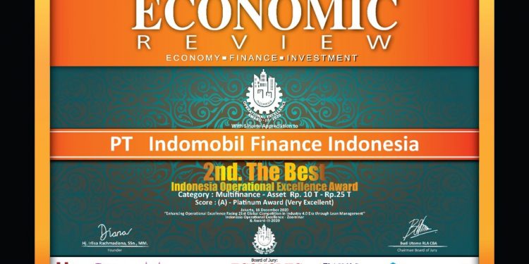 IMFI Berjaya Raih 2nd The Best Multifinance di Ajang IOEA 2020