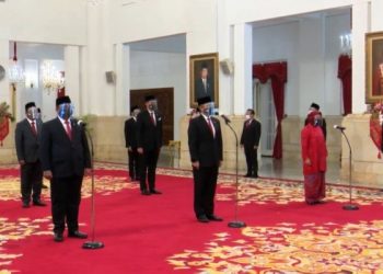 Presiden Jokowi Resmi Melantik Menteri dan Wakil Menteri Baru