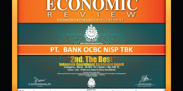 OCBC NISP Berjaya di Ajang Indonesia Operational Excellence Award-III-2020