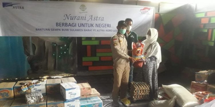 Posko Nurani Astra di Sulbar, Peduli Korban Gempa