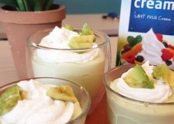 Cara Mudah Membuat Avocado Cream Mousse Rumahan