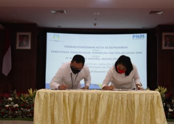 MoU Pemberdayaan Ekonomi Perempuan Kemen PPPA dan PT PNM