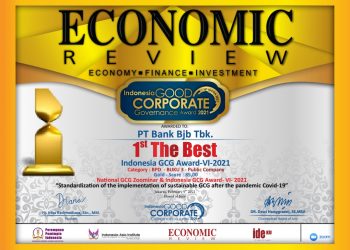 Bank BJB Jawara BPD- BUKU 3 Pada Ajang Indonesia GCG Award 2021