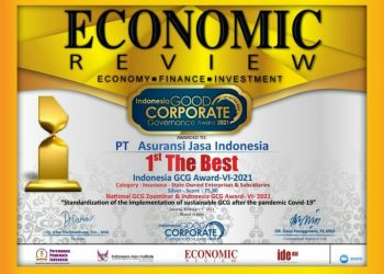 Tingkatkan Profesionalisme, Jasindo Berjaya di Indonesia GCG Award 2021