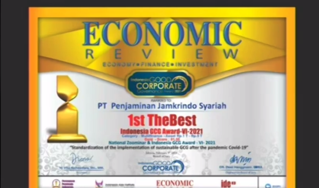 Kinerja Perusahaan Eksis, JamSyar Raih GCG Terbaik