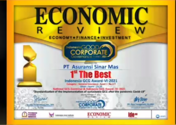 Terbaik Pertama di IGCGA 2021, Performa Asuransi Sinar Mas Terus Meningkat