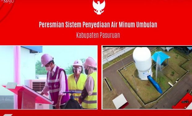 Diresmikan Presiden Jokowi, SPAM Umbulan Siap Pasok Air Bersih bagi Warga Jatim