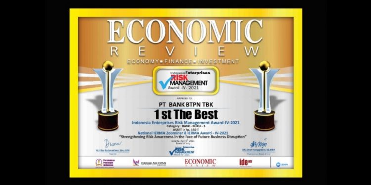 Bank BTPN Raih 1 st The Best IERMA 2021