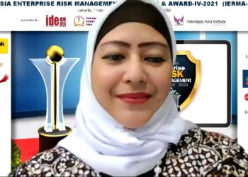 ERM Mumpuni, Antar Bank Hana Raih 2nd The Best IERMA 2021