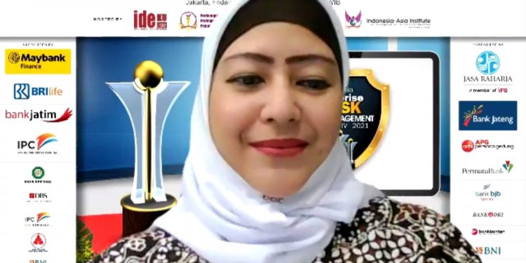 ERM Mumpuni, Antar Bank Hana Raih 2nd The Best IERMA 2021