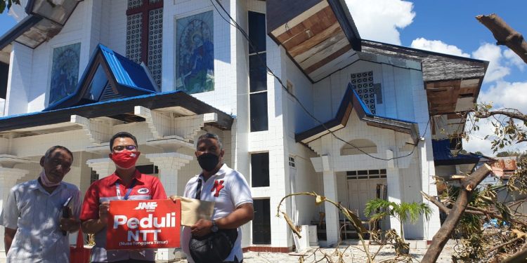 JNE Gratiskan Biaya Pengiriman Bantuan ke NTT