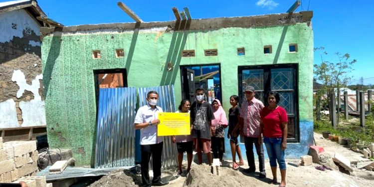 BTN Bantu Ratusan Rumah Terdampak Badai Siklon Seroja Di Kupang