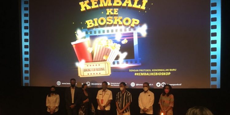 Menparekraf Mulai Galakkan Kampanye #KembaliKeBioskop