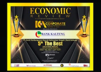 Bank Kalteng Raih ICCA 2021, Best Informative Website