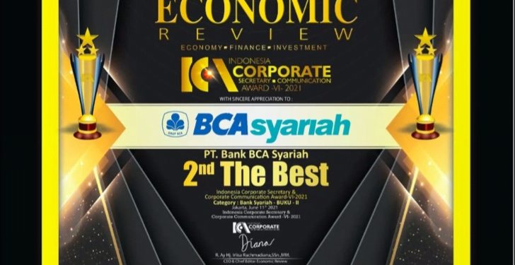 ICCA 2021 : BCA Syariah Berjaya Berkat Komitmen & Dedikasi