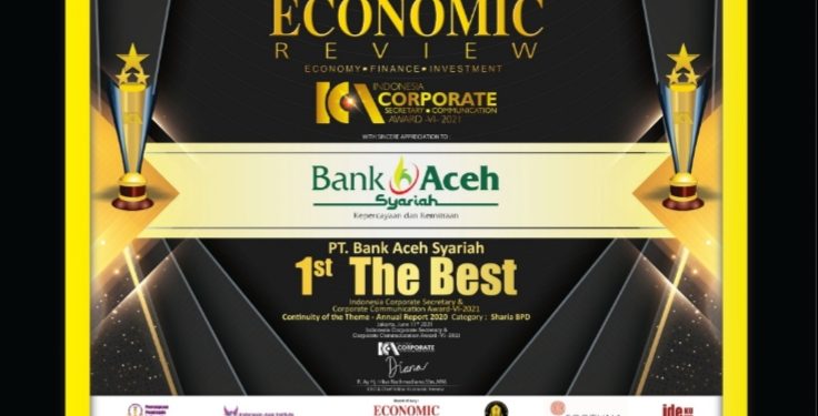 SDM Handal, Bank Aceh Syariah Terbaik di ICCA 2021