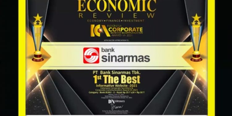Bank Sinarmas Sukses Raih 1st The Best Informative Website 2021