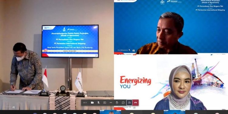 Perkuat Sinergi Pertamina Group, PGN & PIS Tingkatkan Utilitas LNG
