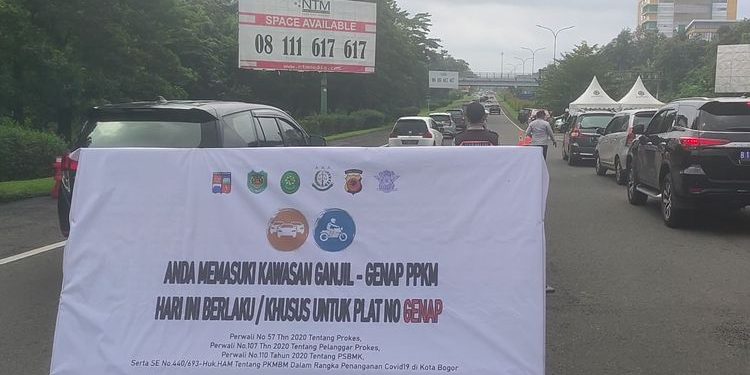 Bogor Kembali Terapkan Ganjil Genap bagi Pemotor dengan Pola Berbeda