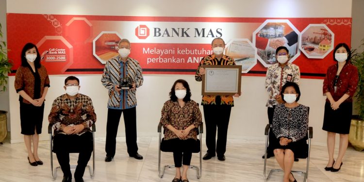 ICCA 2021: Raih The Best Informative Website, Bank MAS jadi Digital Banking