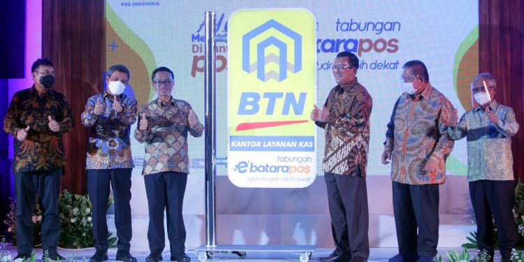 BTN Gandeng POS Indonesia Hadirkan Inovasi Tabungan E’Batarapos