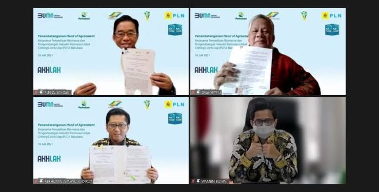 Sinergi 3 BUMN Amankan Pasokan Biomassa
