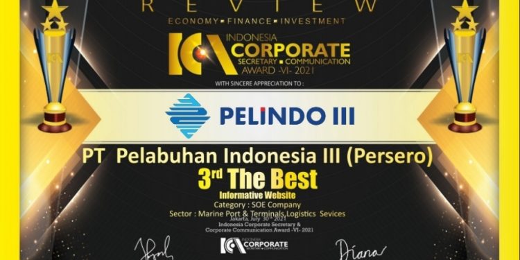 Budaya Inovasi Pelindo III Raih Penghargaan ICCA VI-2021