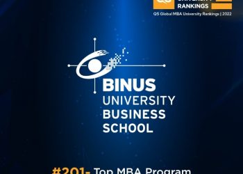 BINUS Business School Tembus Top 250 QS Global MBA Rankings 2022