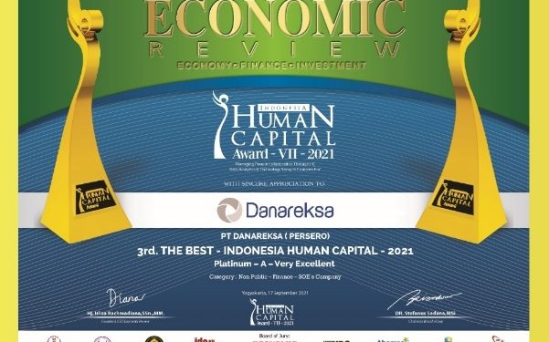 Pengelolaan SDM Berkelanjutan, Danareksa Raih IHCA VII-2021