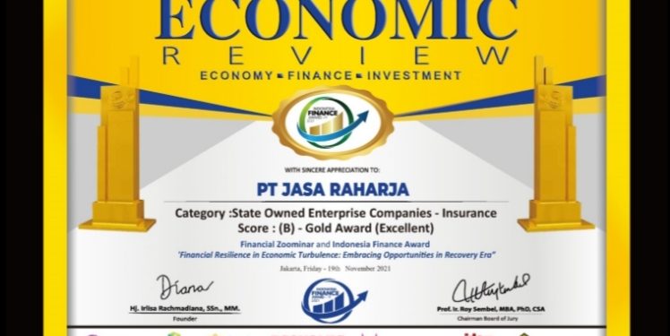 Jasa Raharja Berjaya di Indonesia Finance Award Berkat Inovasi & Transformasi